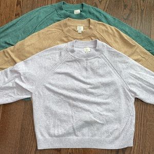 A New Day set of 3 crewneck sweaters - Size M